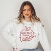Simply Sage Market Women's Graphic Sweatshirt Only The Brave Teach - 2 of 4