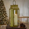 25" HGTV Slim Lantern Gold - National Tree Company - 2 of 4