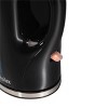 Proctor-Silex 1.7 Lt Cordless Electric Kettle - 41002PS: Black Water Heater Kettle, 1500W Hot Pot, Plastic Tea Maker - 3 of 4