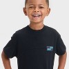 Toddler Boys' Short Sleeve Skateboarding Dino T-Shirt - Cat & Jack™ Black - 2 of 4