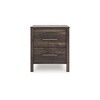 Signature Design by Ashley Calverson 2-Drawer Nightstand, Mocha Brown Finish - 4 of 4