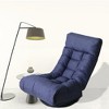GlasFlength Accent Chairs Modern Lounge Chair with Streamlined Comfort for Living Room or Reading Nook, Blue,45.3”*22.8”*35.8" - 3 of 4