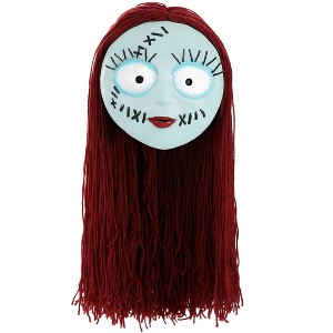 HalloweenCostumes.com One Size Fits Most  Women  Elope Sally Costume Latex Mask with Yarn Wig,  and Costume Parties, Green/Orange - 1 of 4