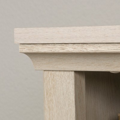 Charming Chalked Chestnut 3-Shelf Adjustable Bookcase