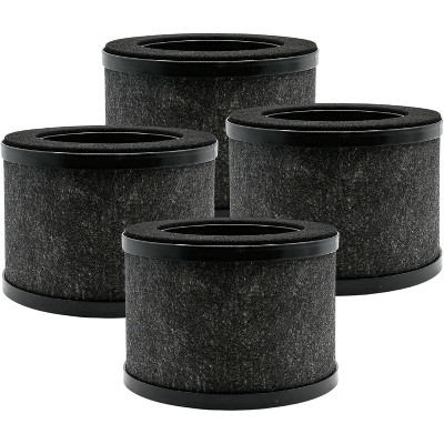 Nispira TZ-K1 MK01 MK06 3-in-1 True HEPA Activated Carbon Filter Replacement for ToLife TZ-K1 AROEVE Air Purifier, 4 packs