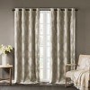 Ogee Knitted Jacquard Total Blackout Curtain Panel(Only 1 Pc Panel) - 3 of 4