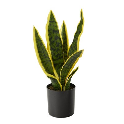 Nearly Natural 14-in Sansevieria Artificial Plant : Target