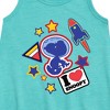 Girls' - Peanuts - Space Snoopy Flair Graphic Sleeveless Aline Dress - 2 of 4