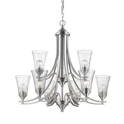 Millennium Lighting Natalie 9 - Light Chandelier in  Satin Nickel