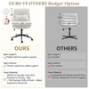 Karl Home | Upholstered Armless Task Office Chair - 2 of 4