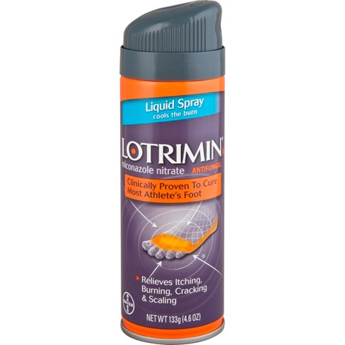 Lotrimin Antifungal Athlete's Foot Liquid Spray With 2% Miconazole Nitrate  - 4.6oz : Target