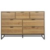 TIRAMISUBEST 7-Drawer Dresser - Modern Wood Storage Cabinet in Walnut for Bedroom, Nursery or Closet - 3 of 4