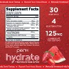 Perk Hydrate Strawberry Watermelon Flavored Electrolyte Drink Mix Powder (30 Servings) - Coconut Water, CDP-Choline, L-Theanine, Gluten-Free - 2 of 4