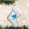 Old World Christmas Blown Glass Ornament for Christmas Tree, Detroit Lions Stocking - 2 of 3