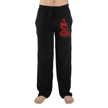 Star Wars Storm Trooper Mens Black Sleep Pajama Pants Loungewear