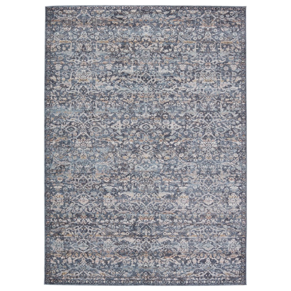 5'3inx8' Odette Oriental Area Rug Dark Blue/Gray - Jaipur Living