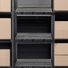 Gracious Living 4 Shelf Knect-A-Shelf Solid Light Duty Storage Unit 24 x 12 x 48" Organizer System for Home, Garage, Basement, and Laundry, Black - 4 of 4