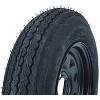 4.80x8 Trailer Tire & Wheel Assembly, Set of 2 - Load Range C 6PR, 4 Lug 4" Bolt Pattern, Black Steel Rim for Utility & Boat Trailers - 4 of 4