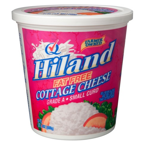 Hiland Fat Free Cottage Cheese 24oz Target