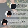 Calypsa Women's High Waisted Chlorine Resistant Flowy Swim Skirt With Attached Shorts - 4 of 4