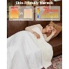 Heated Blanket Throw Twin Queen King, Waffle Weave Electric Throw Blanket Fast Heating with LCD Controller, Auto Off, ETL Certified, Machine Wash - 3 of 4