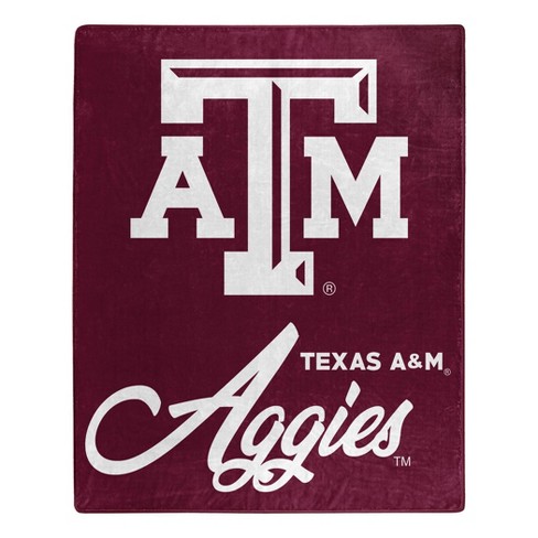 Ncaa Signature Texas A&m Aggies 50 X 60 Raschel Throw Blanket : Target