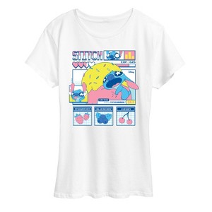 Women's - Lilo and Stitch - Stitch Food Kawaii Short Sleeve Graphic T-Shirt - 1 of 4