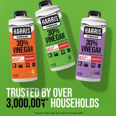 HARRIS 30% Vinegar All-Purpose Cleaners - Unscented - 32 fl oz