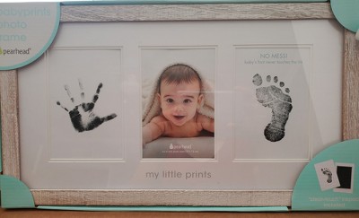 Pearhead Babyprints Photo Frame And Clean Touch Ink Pad, Distressed : Target