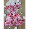 Seaside Petals Ruffle Midi Dress Mia Belle Girls - 3 of 4