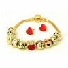 Big Mo's Toys Girls Emoticon Bracelet and Earing Set - Gold - 2 of 3