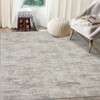 Washable Modern Solid Living Room Rugs, Abstract Indoor Contemporary Floor Carpet for Bedroom Dining Room - 2 of 4