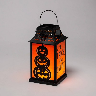 12" Decorative Halloween Metal Lantern - Hyde & EEK! Boutique™