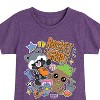 Girls' - Marvel - Guardians of the Galaxy Groot And Rocket Sticker Fitted Short Sleeve Graphic T-Shirt - 2 of 4
