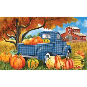 Welcome To The Patch Fall Doormat Pickup Pumpkins Farm 30" x 18" Briarwood Lane - 1 of 4