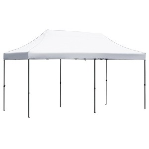 Maggift Canopies and Gazebos, Instant Setup Shade for Camping, Parties or Outdoor Events, Easy to Set Up and Take Down, White，240"*120"*132" - 1 of 4