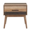 Treasure Trove Accents Wellington One Drawer End Table: Square MDF Nightstand, ed, 24" H - 2 of 4