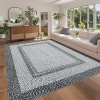 Braided Print Area Rug - 100% Polyester, 350gsm Pile Weight, TPR Non-Slip Backing, Washable, Farmhouse Design, Multiple Sizes - 2 of 4