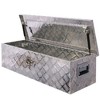 39 Inch Tool Box Aluminum 5 Bar Tread Pattern Trailer Pickup ATV Truck Underbody Bed Storage Toolboxes With Lock Keys - 3 of 4