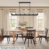 CityFurn 14-Light 72'' W Modern Kitchen Island Rectangle Chandelier - 4 of 4