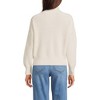 Lands' End Women's Drifter Shaker Wedge Quarter Zip Sweater - 2 of 3