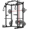 COZONY Power Cage, 2000 Lbs Capacity with Adjustable Cable Crossover & Training Attachments, Heavy-Duty Steel Frame for Stability & Strength Training - 2 of 4