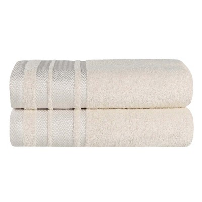 Cotton Medium Weight Bath Sheet Set of 2 by Blue Nile Mills