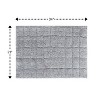 Knightsbridge Summer Tile 220 GSF Non Skid Back Bath Rug 21 x 34 - Silver - 2 of 4