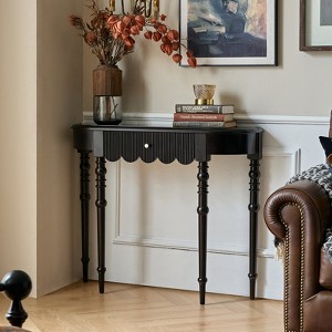 Etelifrank 39" Modern Solid Wood Console Table for Entryway - 1 of 4