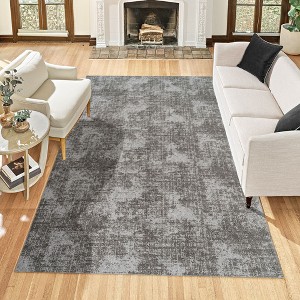 Gertmenian Shadow Thandi Soft Polyester Embossed Abstract Non-Slip Indoor Area Rug - 1 of 4