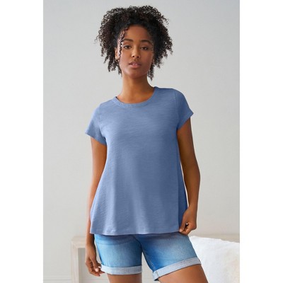 ellos Plus Size Trapeze Knit Tee