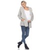Maternity Plush Hooded Cardigan with Pockets - 4 of 4