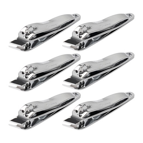 Unique Bargains Household Metal Slanted Tip Manicure Tool Pedicure Nail  Clipper Cutter 6 Pcs : Target