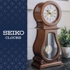 Seiko Albany Pendulum Chime Mantle Clock, Brown - 2 of 4